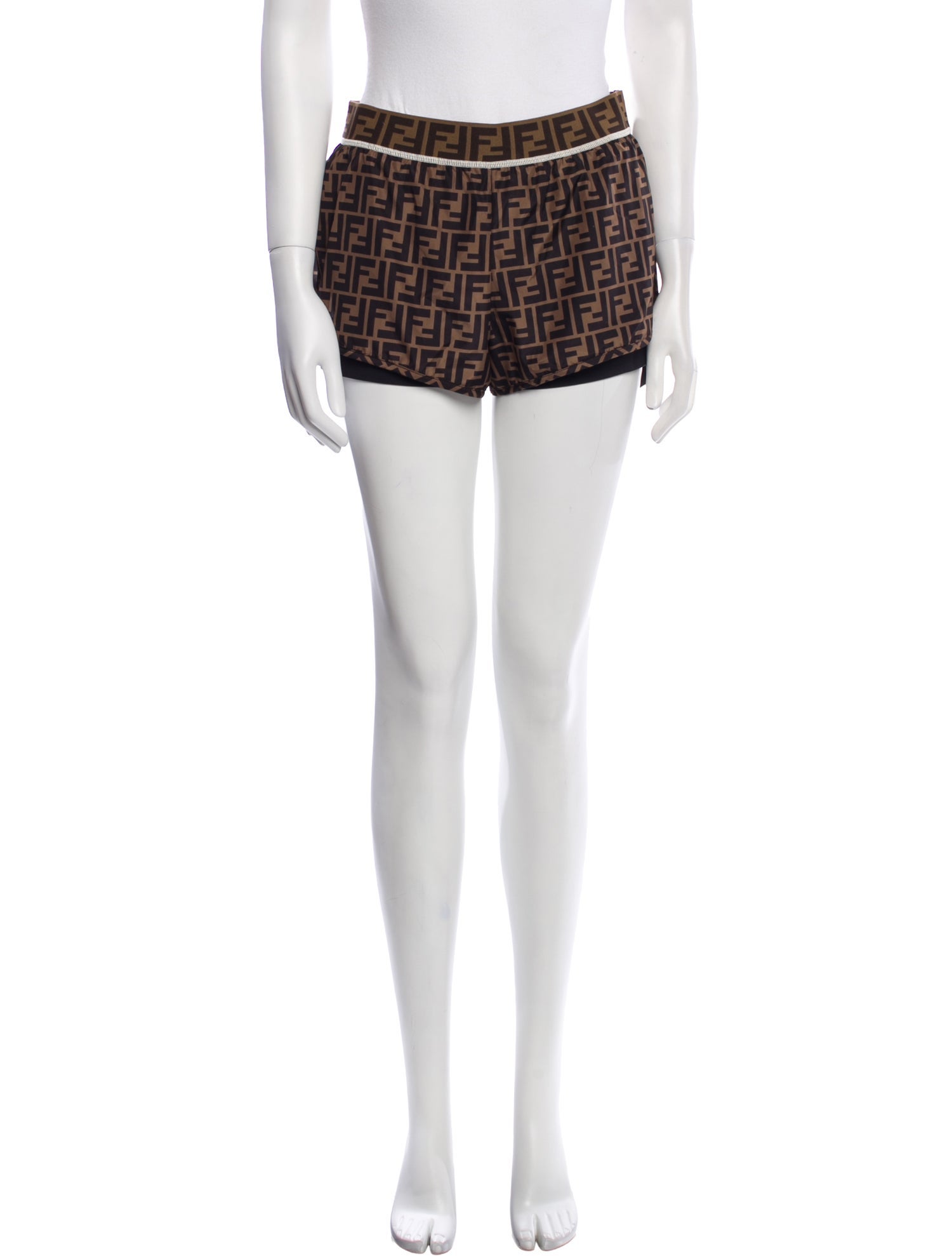 Fendi Printed Mini Shorts w/ Tags