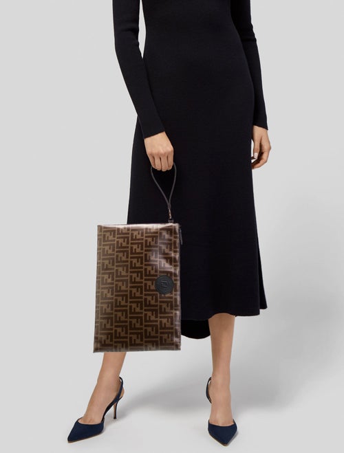 Fendi Zucca FF Clutch