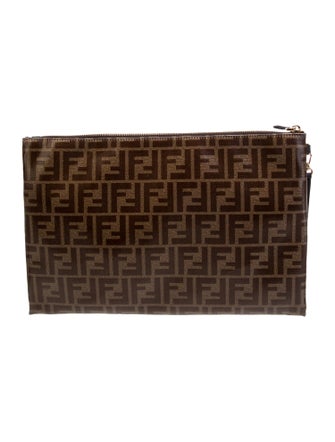 Fendi Zucca FF Clutch