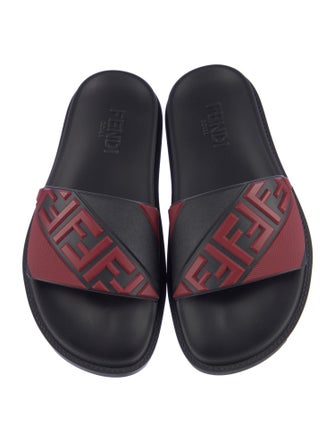Fendi Rubber Printed Slides
