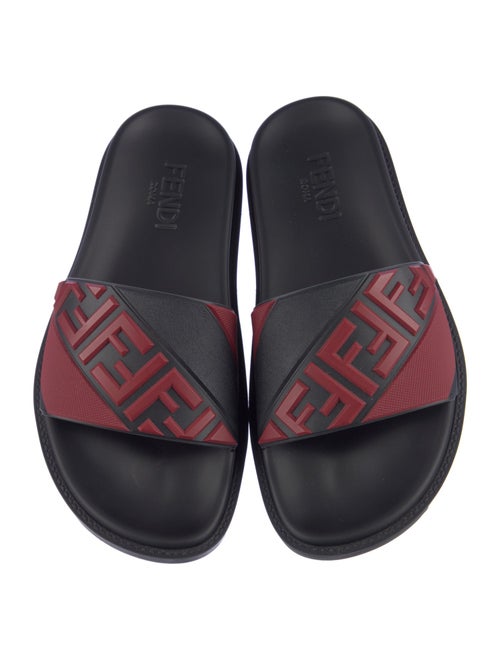 Fendi Rubber Printed Slides