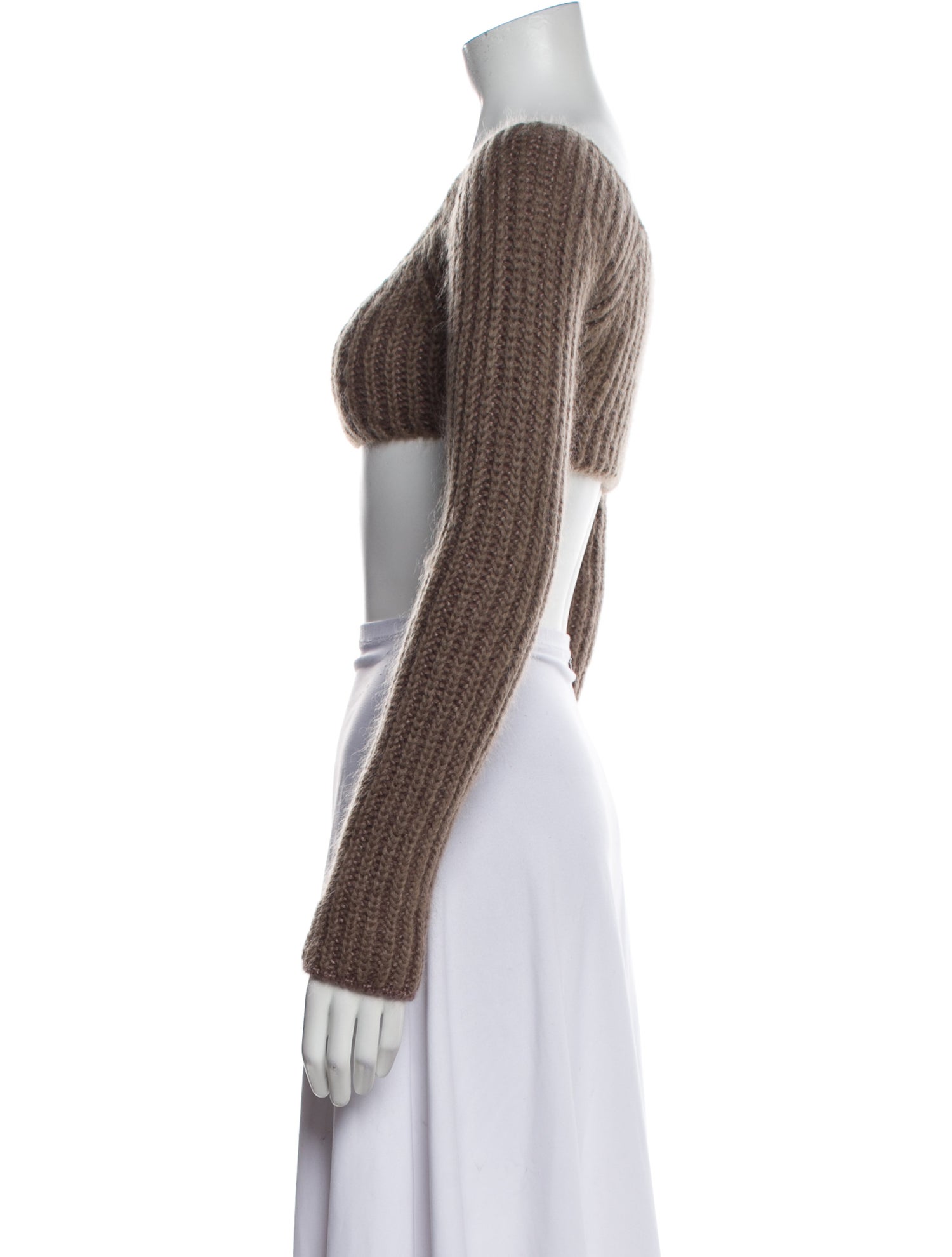 Fendi Mohair Scoop Neck Sweater