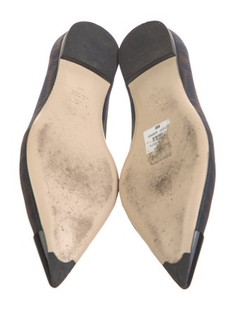 Fendi Zucca FF Logo Mesh Ballet Flats