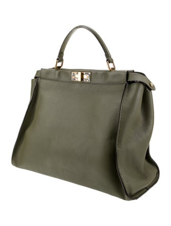 Fendi Leather Peekaboo Large