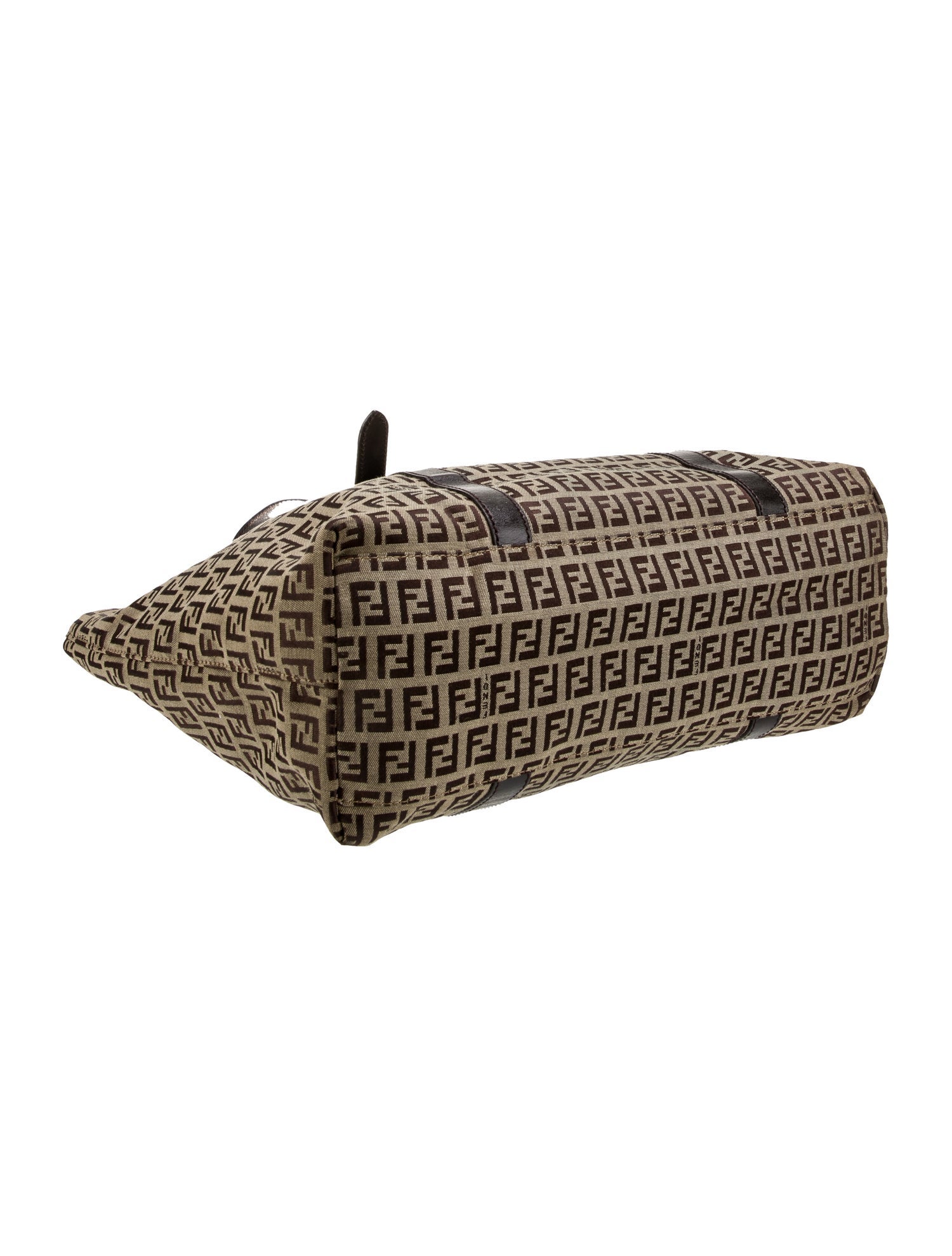 Fendi Zucchino FF Shoulder Bag