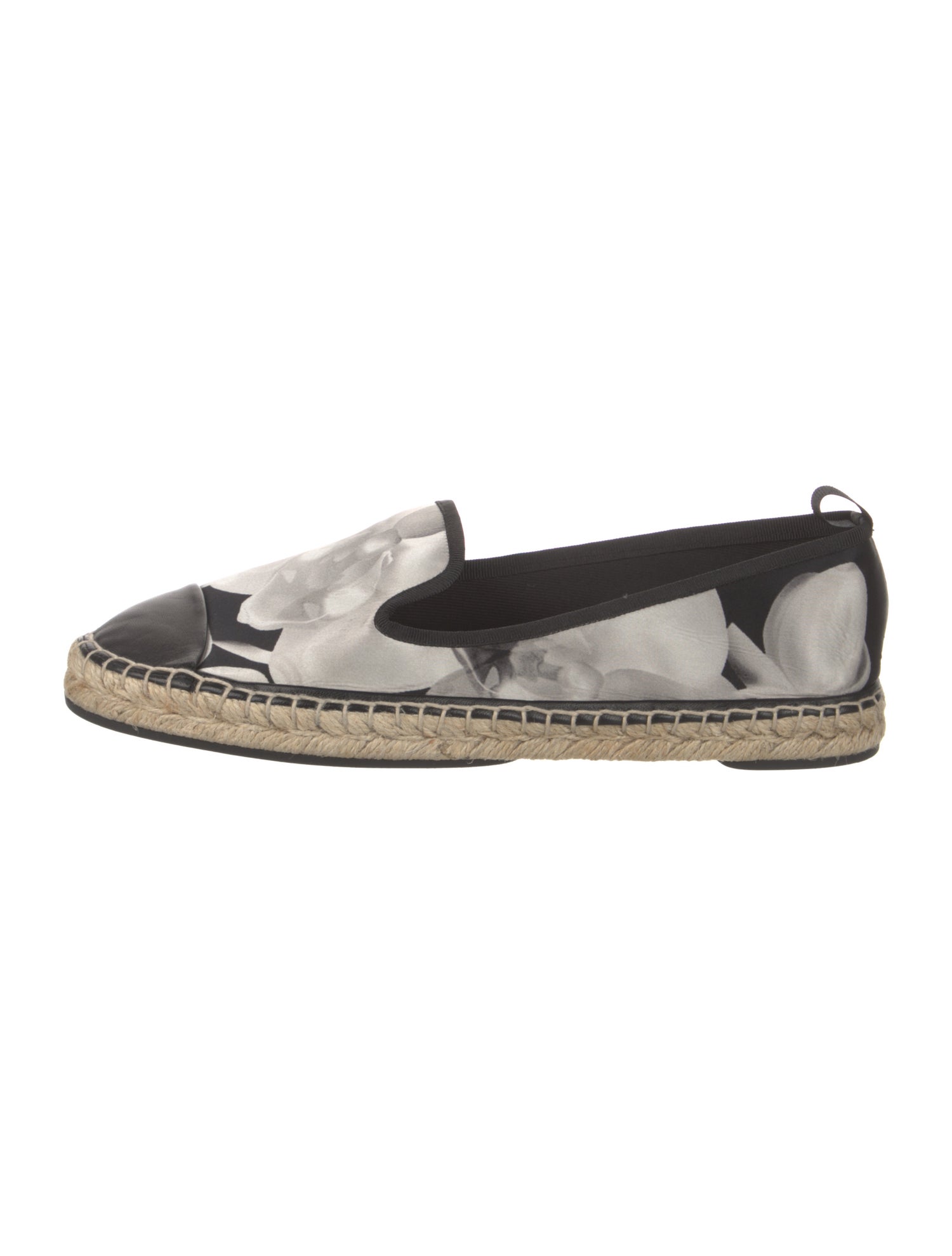 Fendi Satin Printed Espadrilles