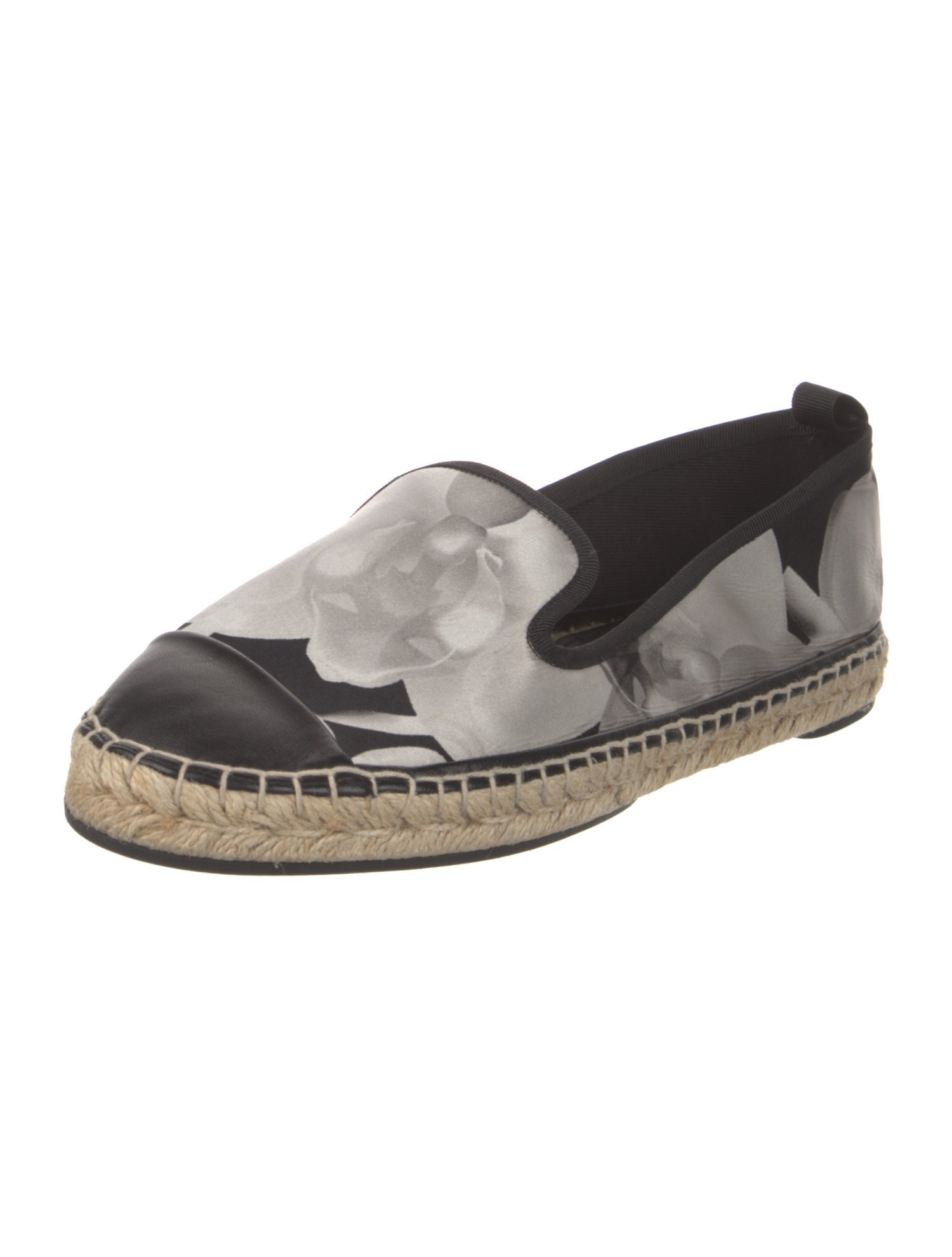 Fendi Satin Printed Espadrilles