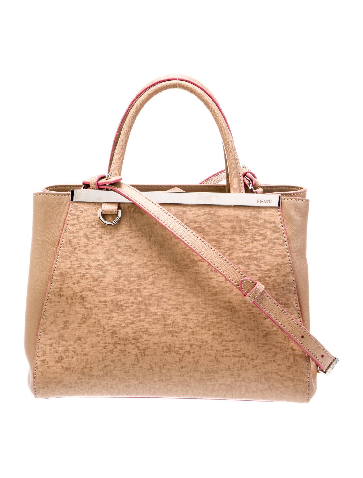 Fendi Saffiano Leather 2Jours Petit