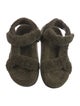Fendi Zucca FF Logo Shearling Espadrilles