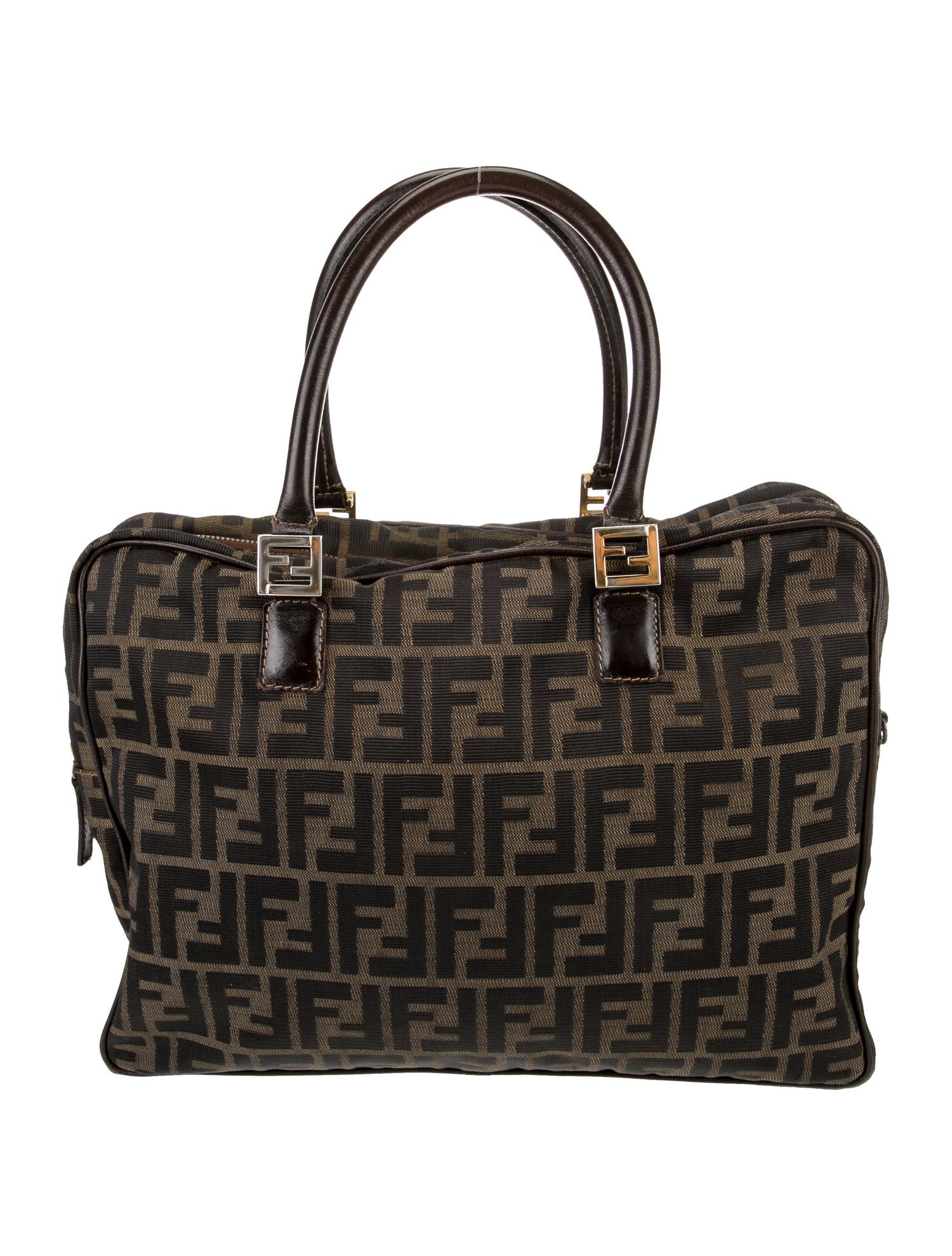 Fendi Zucca FF Top Handle Bag Vintage