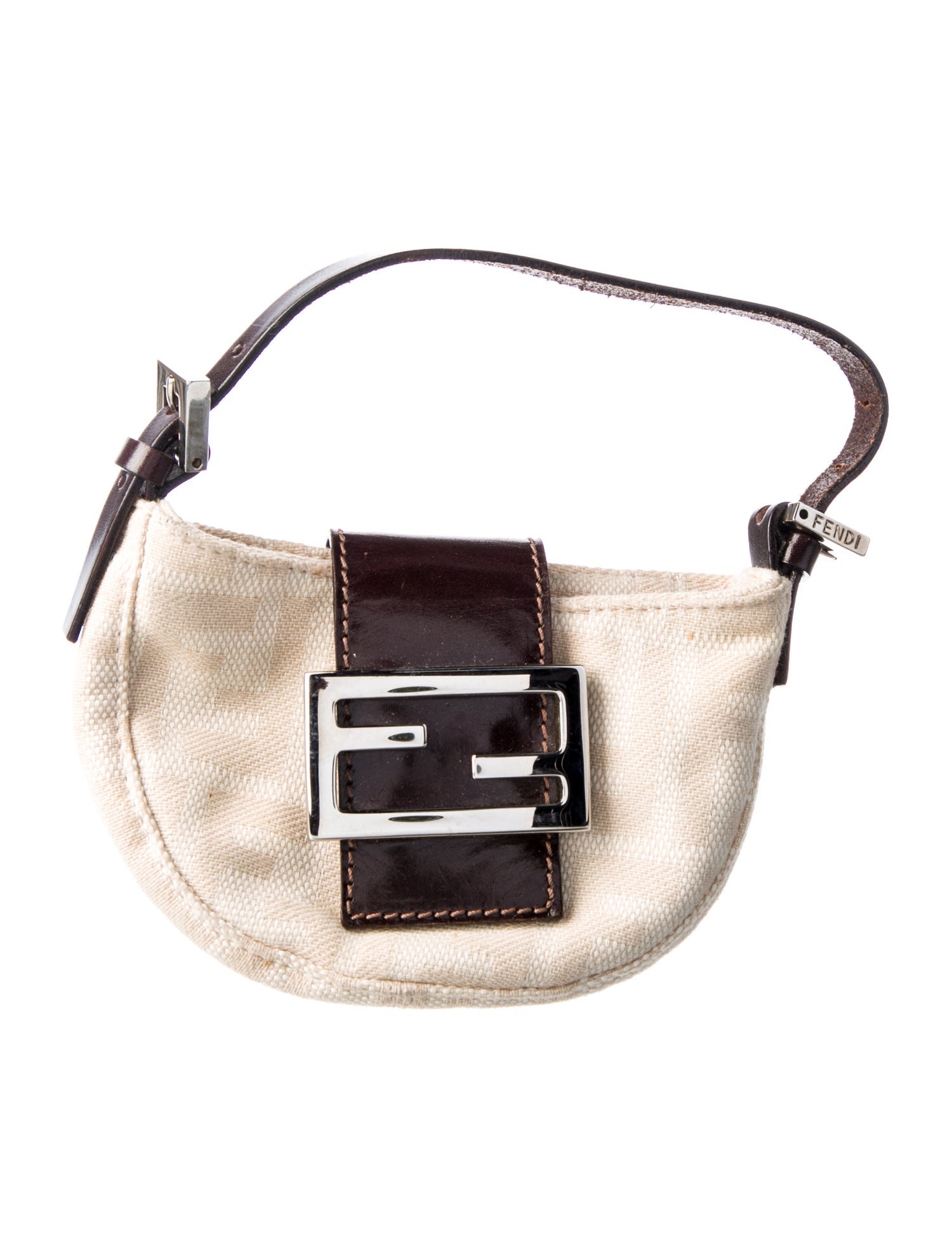 Fendi Zucca FF Croissant Micro Vintage