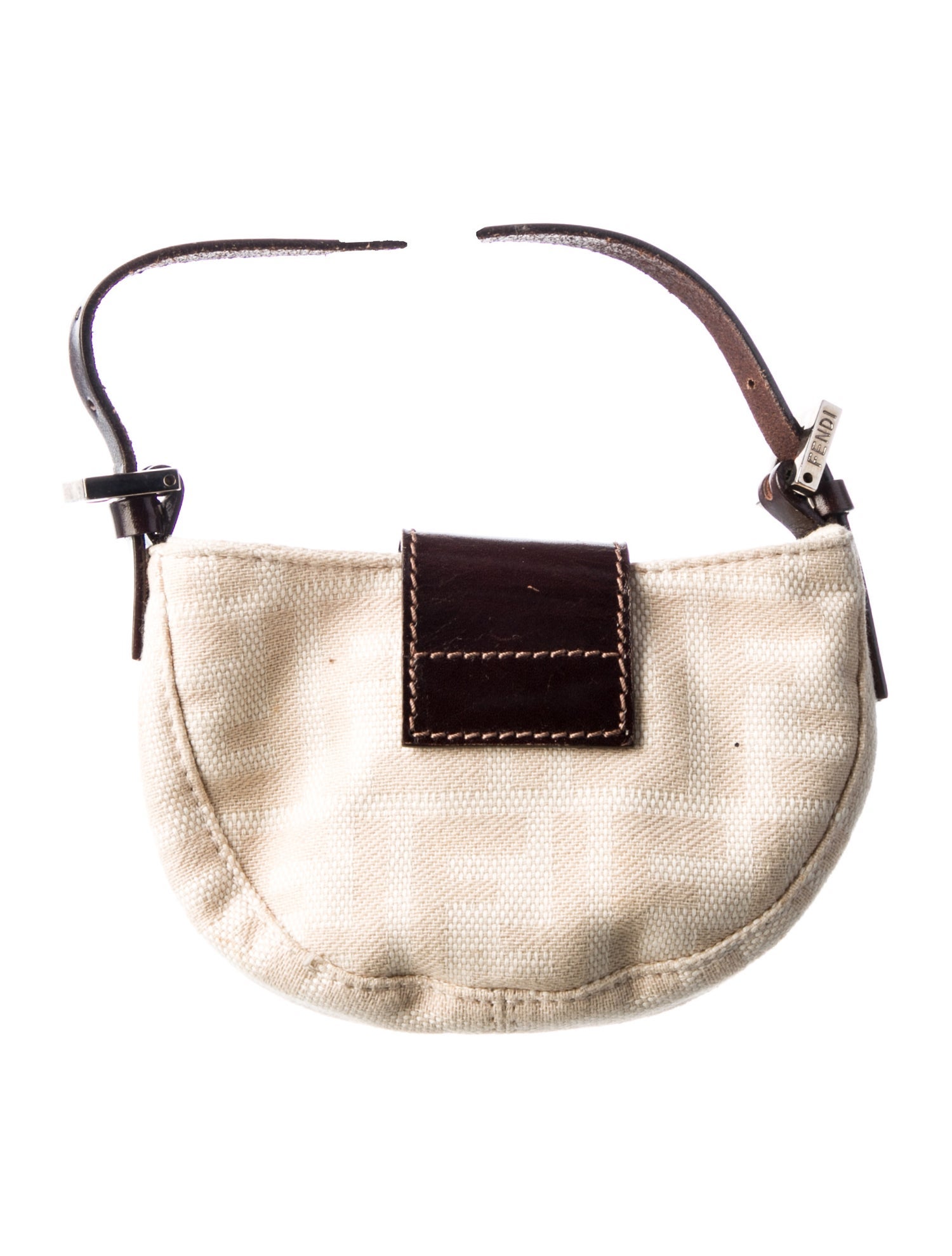 Fendi Zucca FF Croissant Micro Vintage