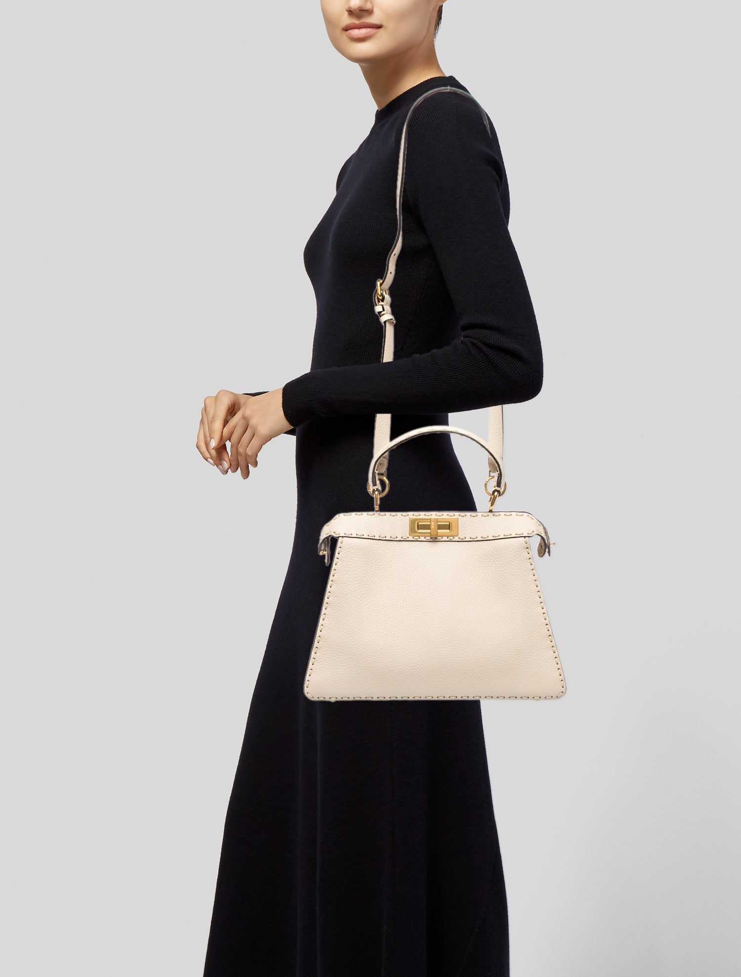 Fendi Leather Peekaboo