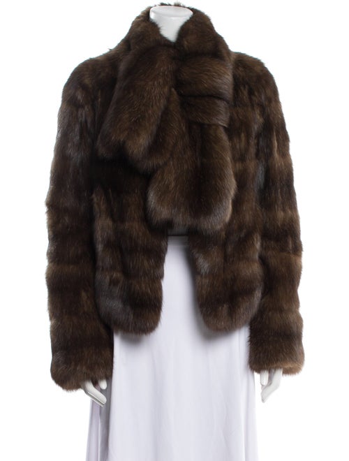 Fendi Late 2000's - Early 2010's Sable Fur Jacket