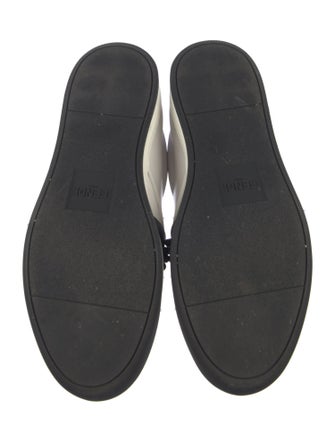 Fendi Leather Colorblock Pattern Sneakers