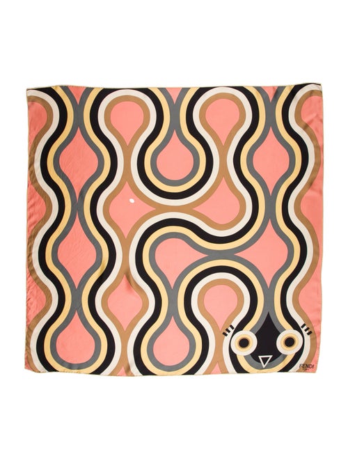 Fendi Silk Printed Scarf