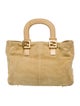 Fendi Suede Top Handle Bag