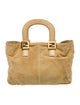 Fendi Suede Top Handle Bag