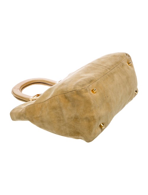 Fendi Suede Top Handle Bag