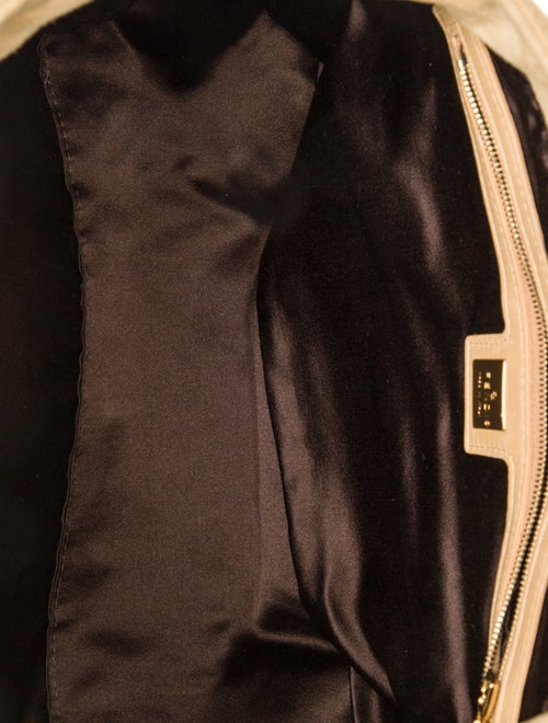 Fendi Suede Top Handle Bag