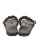Fendi Zucca FF Logo Satin Slides