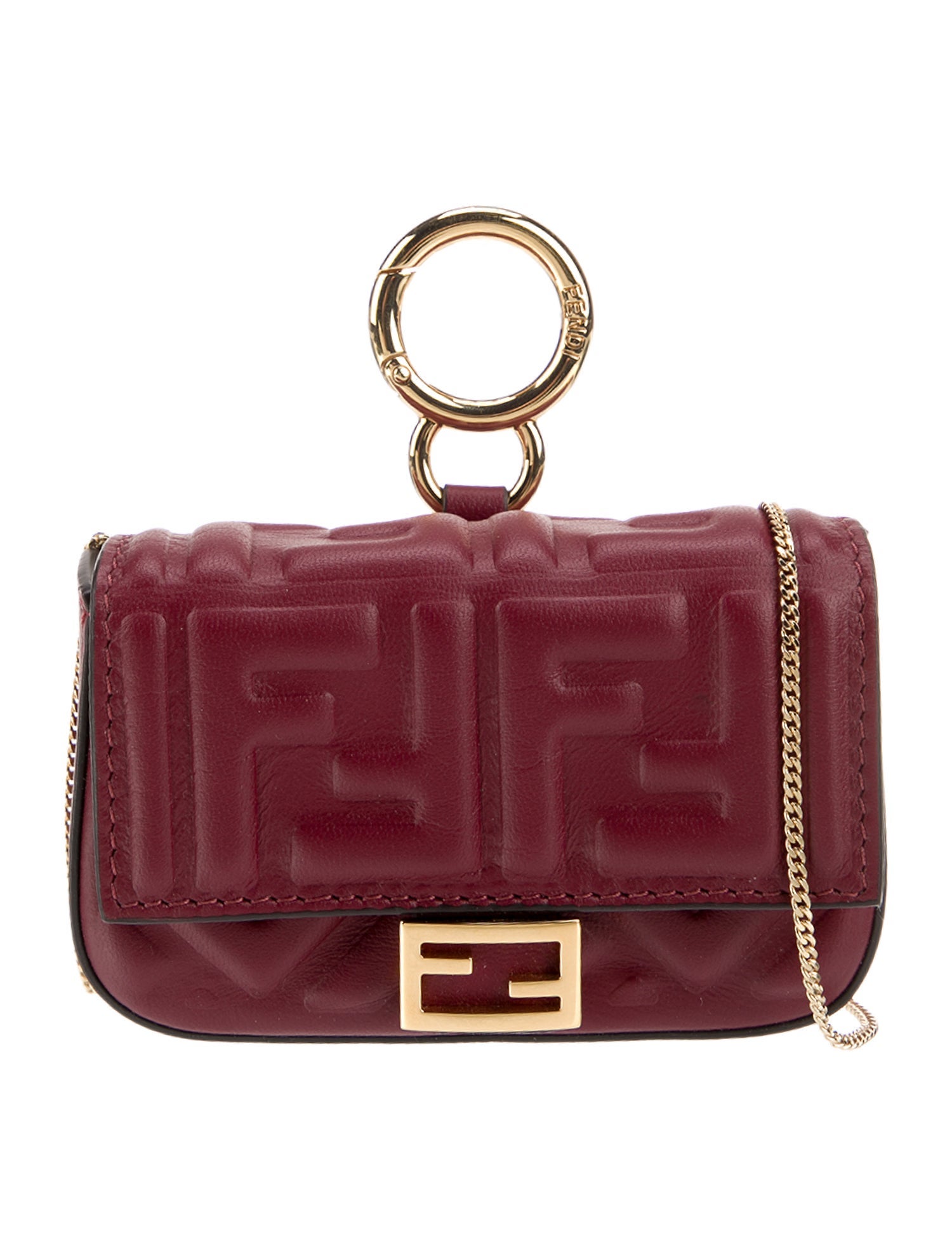 Fendi Zucca FF Baguette Nano w/ Tags