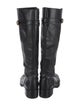 Fendi Leather Riding Boots