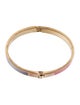 Fendi Fendista Enamel Bangle Bracelet
