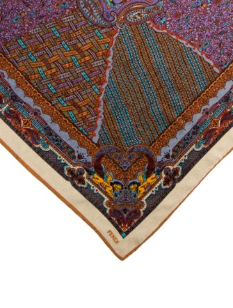 Fendi Silk Printed Bandana
