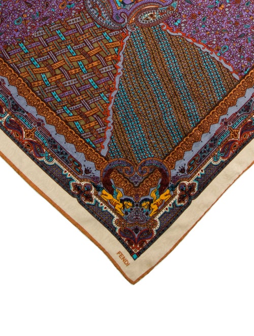 Fendi Silk Printed Bandana