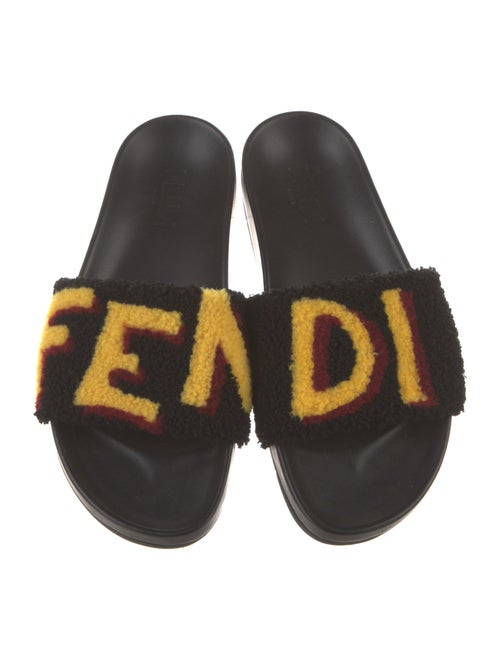 Fendi Terry Cloth Printed Slides