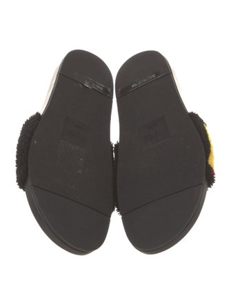 Fendi Terry Cloth Printed Slides