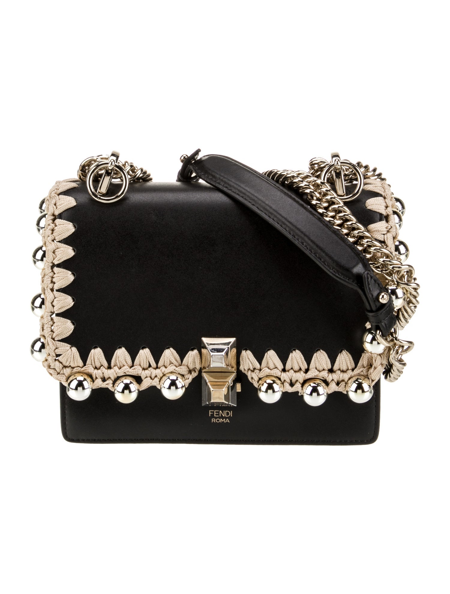 Fendi Leather Evening Bag