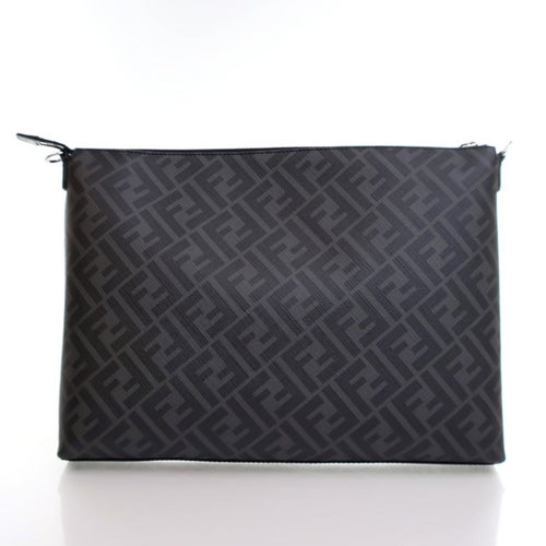 Fendi Zucca FF Diagonal Messenger Bag