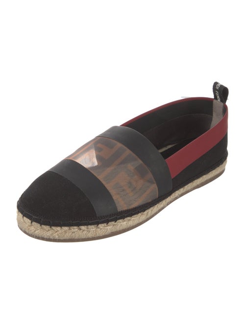 Fendi Zucca FF Logo Canvas Espadrilles