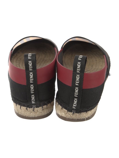 Fendi Zucca FF Logo Canvas Espadrilles