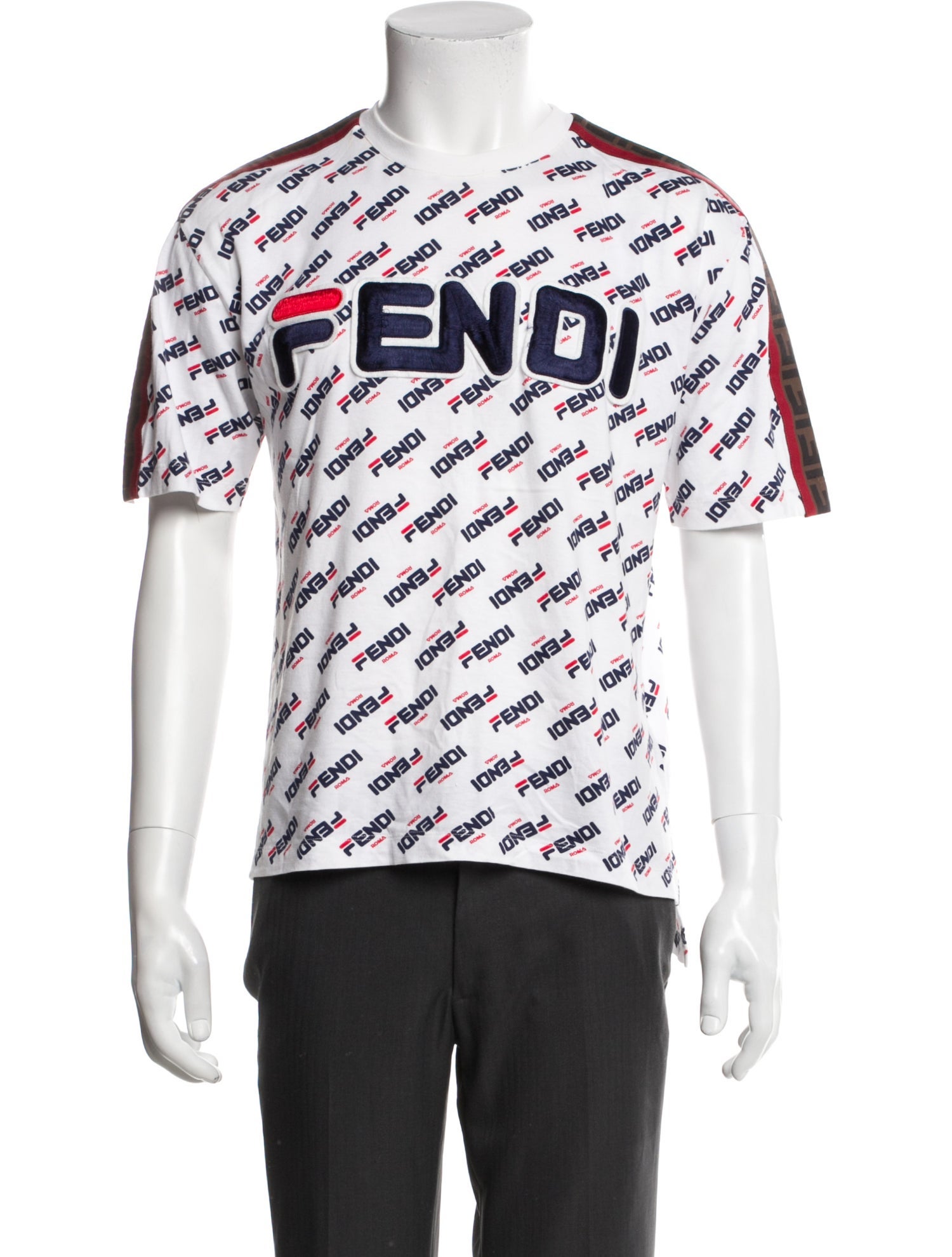 Fendi Zucca FF Logo Printed T-Shirt