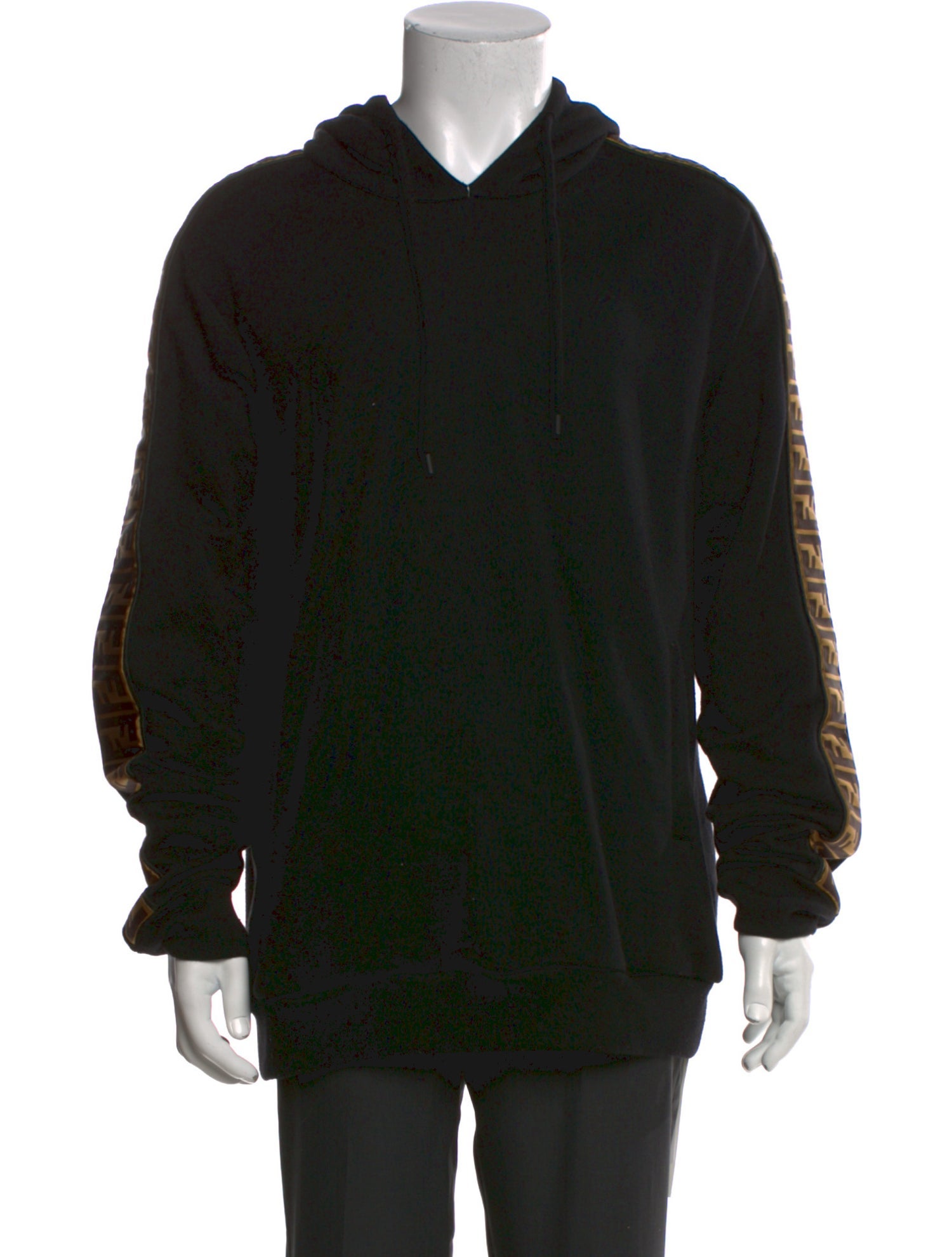 Fendi Zucca FF Logo Crew Neck Hoodie