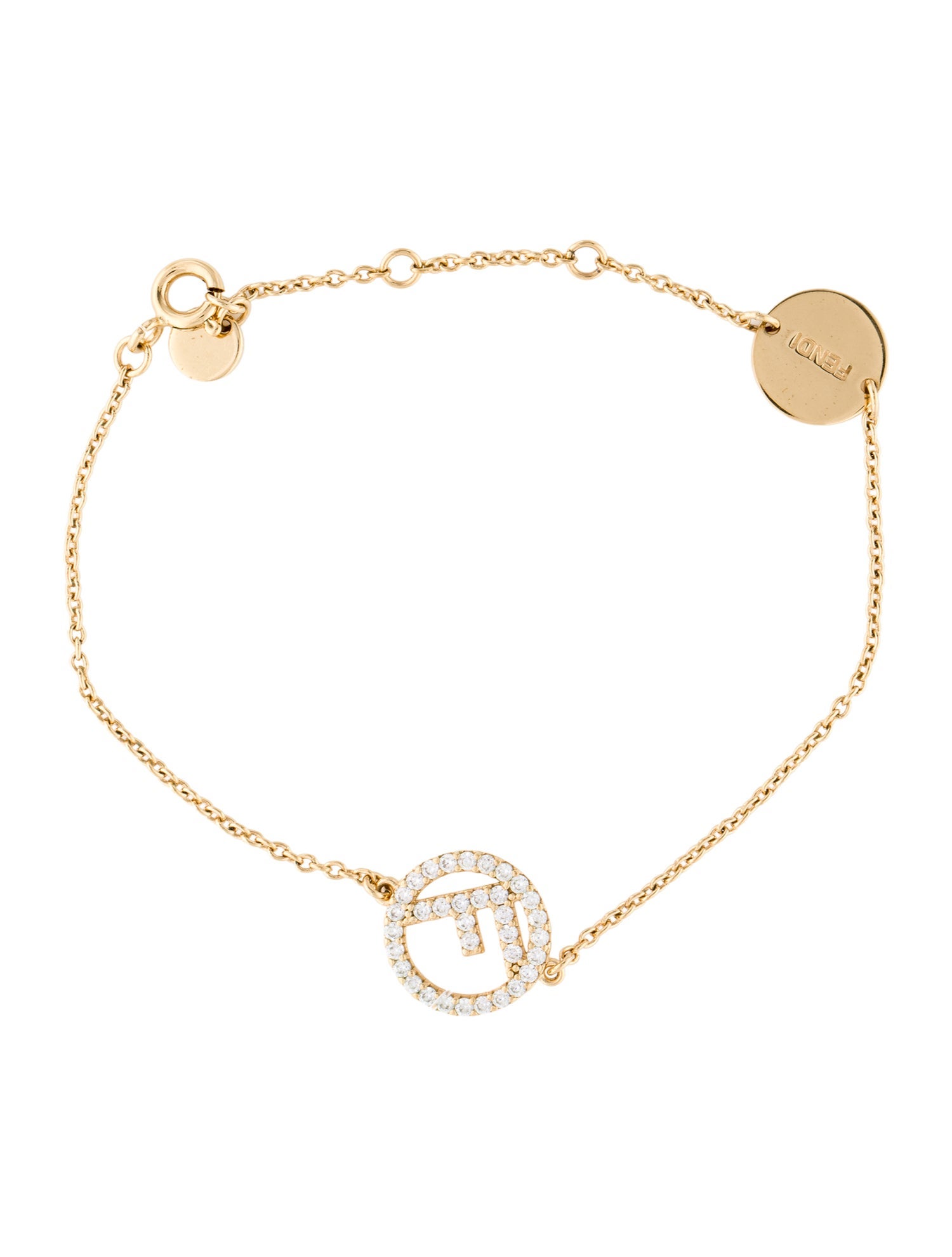 Fendi Crystal F is Fendi Link Bracelet