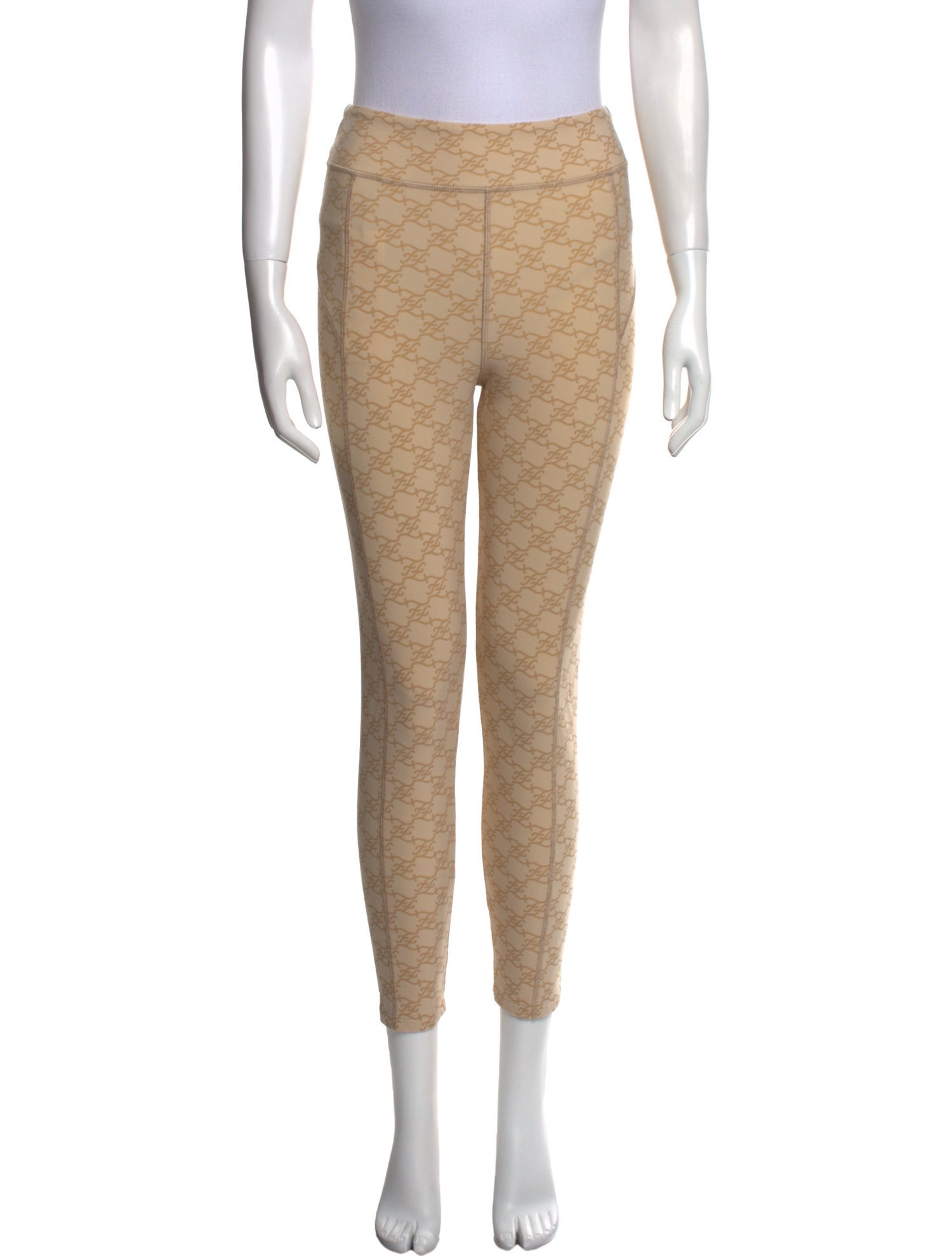 Fendi Floral Print Skinny Leg Pants