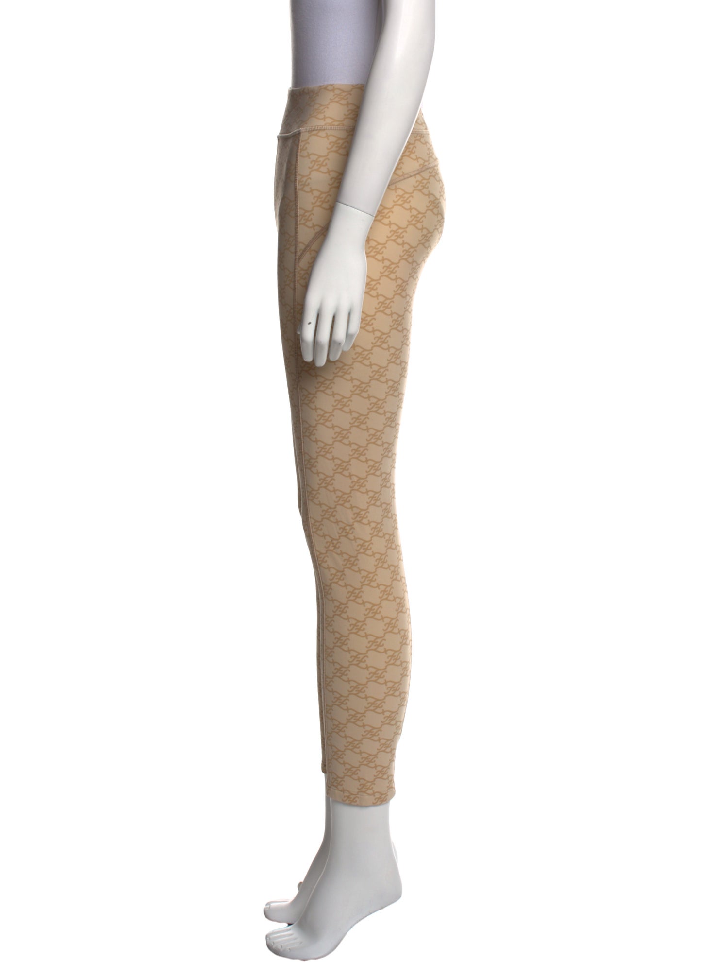 Fendi Floral Print Skinny Leg Pants