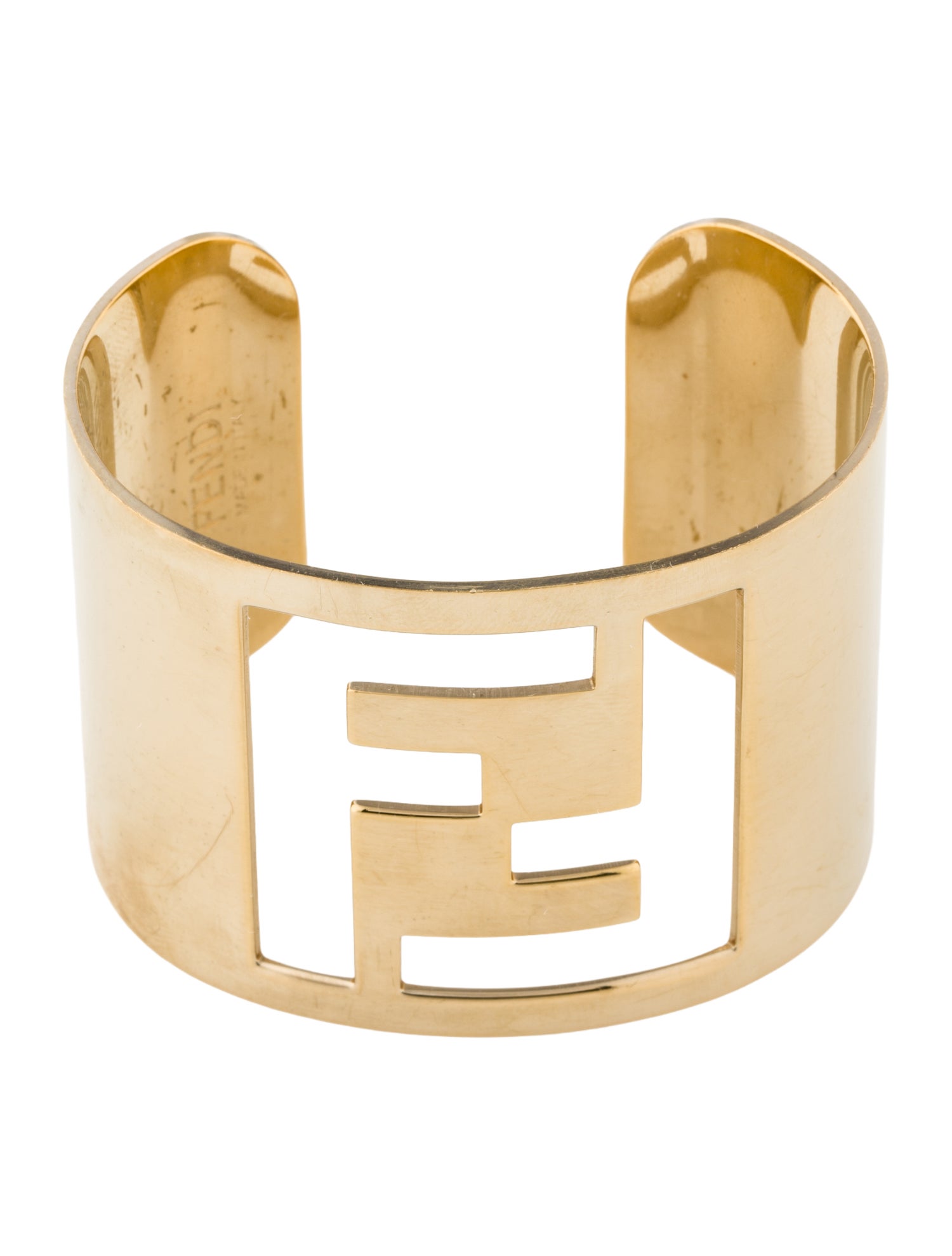 Fendi FF Open Cuff Bracelet