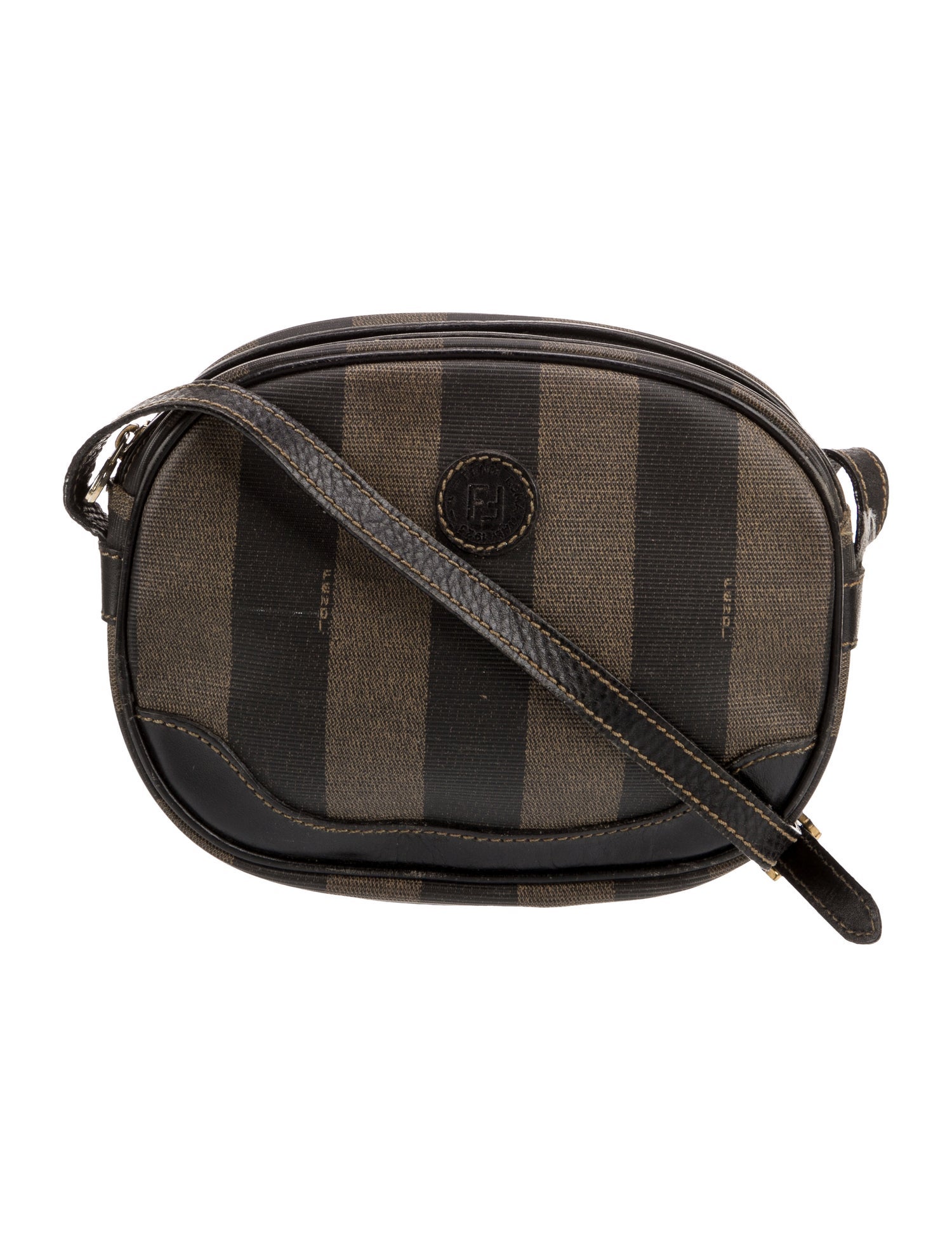 Fendi Pequin Crossbody Bag