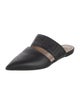Fendi Zucca FF Logo Leather Mules