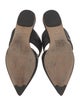 Fendi Zucca FF Logo Leather Mules