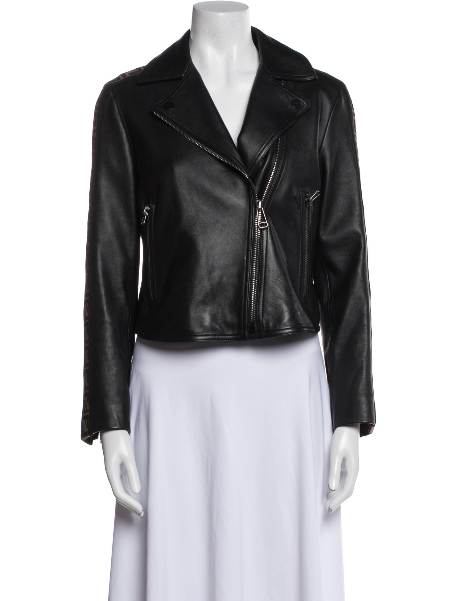 Fendi Leather Biker Jacket
