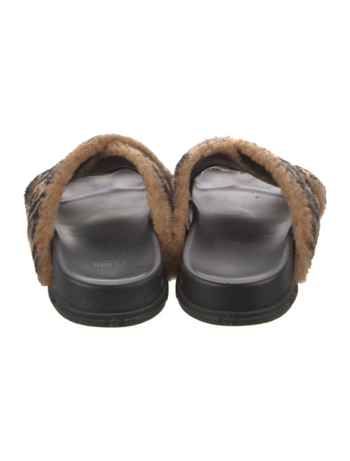Fendi Zucca FF Logo Printed Slides