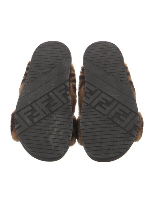 Fendi Zucca FF Logo Printed Slides