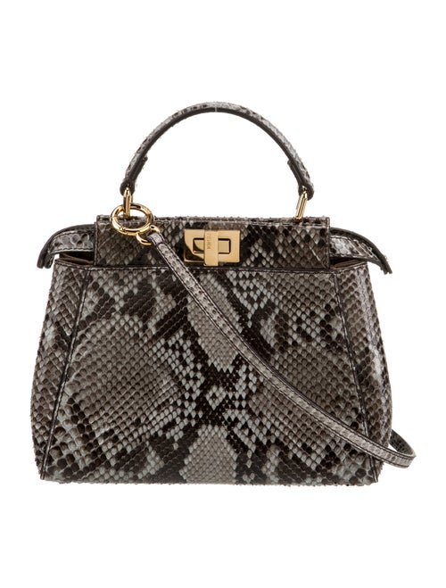 Fendi Python Peekaboo Mini