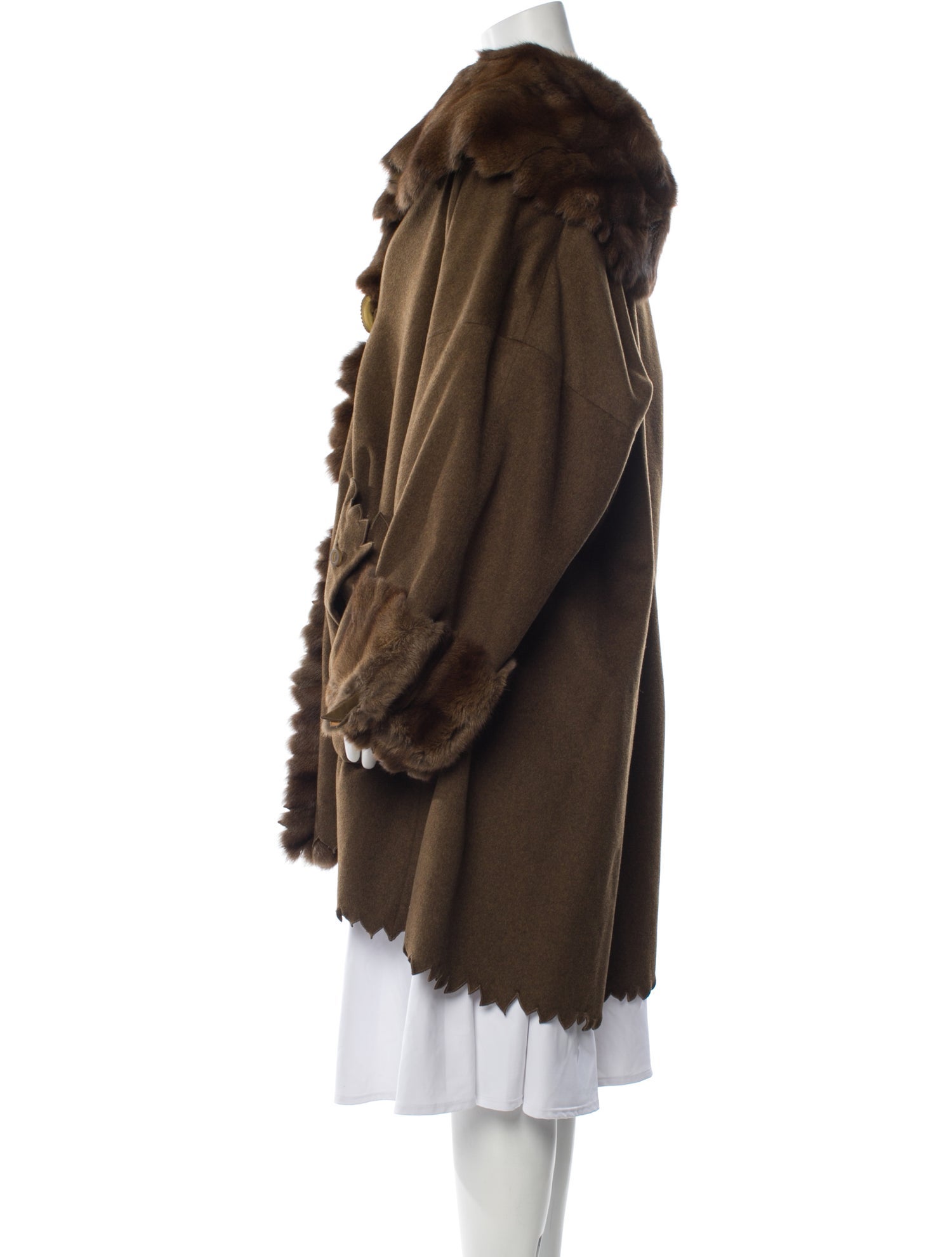 Fendi Vintage Late 1980's - Early 1990's Fur Coat